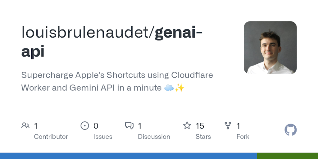 Hono驱动的Cloudflare Worker API赋能Apple Shortcuts集成生成式AI