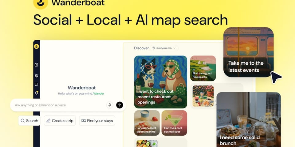 前Bing Chat团队推Wanderboat:AI驱动的个性化地点发现新范式