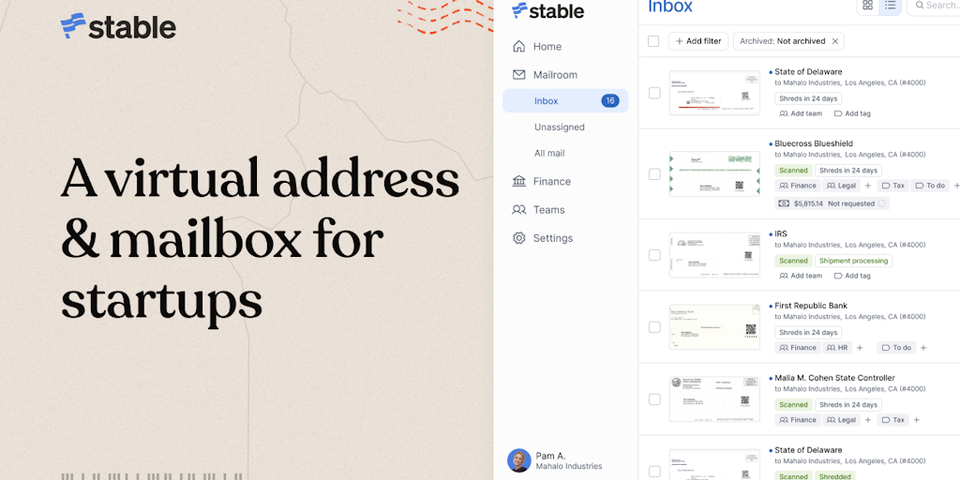 Stable：简化初创企业商业运营的效率工具