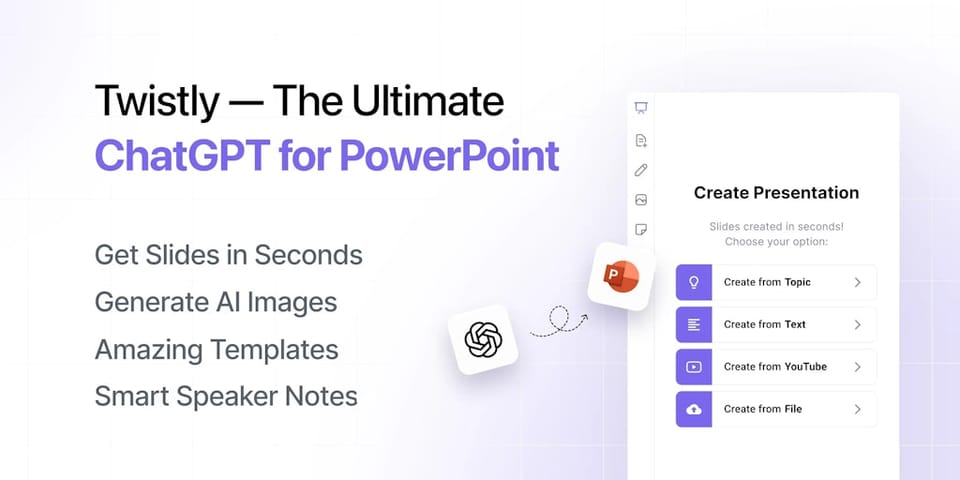 Twistly:AI赋能PowerPoint,演示文稿制作效率革命