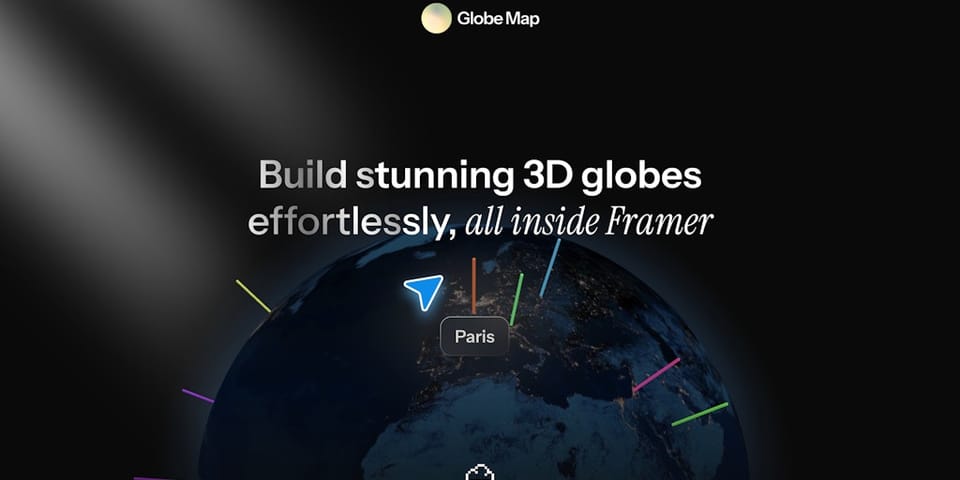 Memselon Globe Map 插件:无代码赋能 3D 地图交互设计