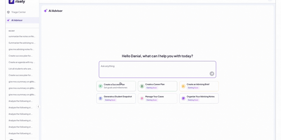 Risely AI Advisor:赋能高校以AI驱动学生留存与支持服务规模化