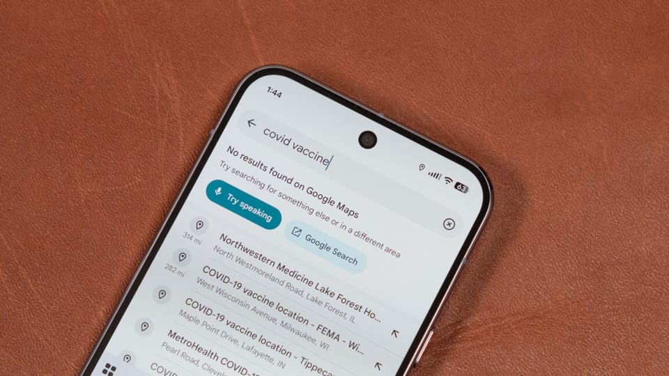 Google Maps COVID疫苗信息消失：技术故障或信号？