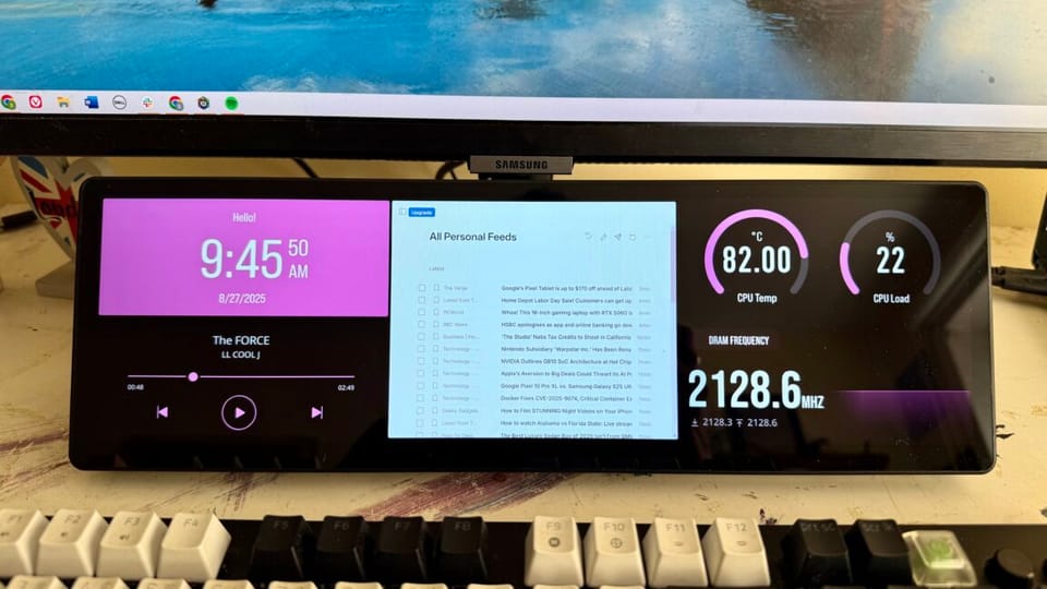 Corsair Xeneon 27QHD240:触控屏小组件功能待完善,或影响初期市场表现