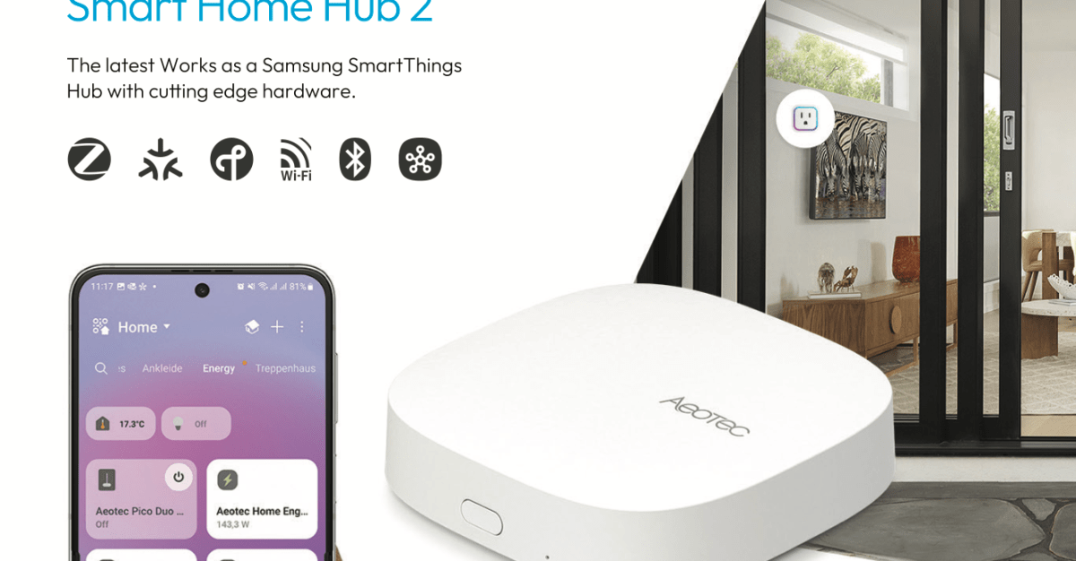 Aeotec Smart Home Hub 2 问世，标志着智能家居互联新纪元