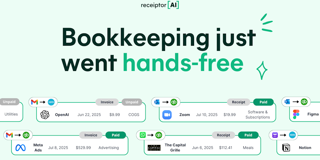 Receiptor AI 颠覆性优化收据管理,重塑财务效率新标准