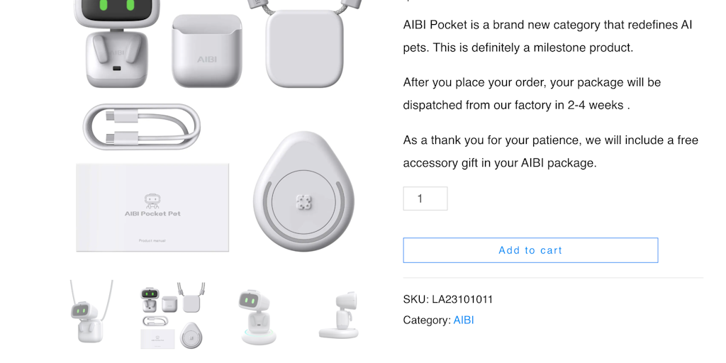 掌上AI伴侣AIBI Pocket问世,开启个人智能交互新维度