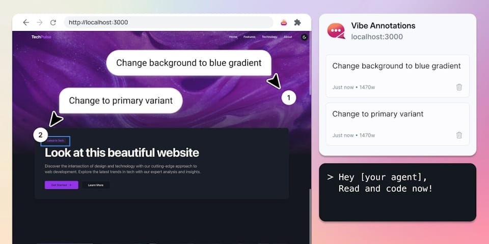 Vibe Annotations:AI编码代理细节优化效率革命